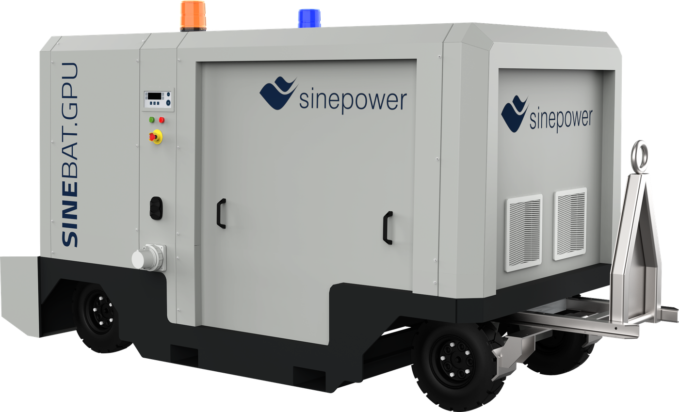 Sinepower battery solid state ground power unit