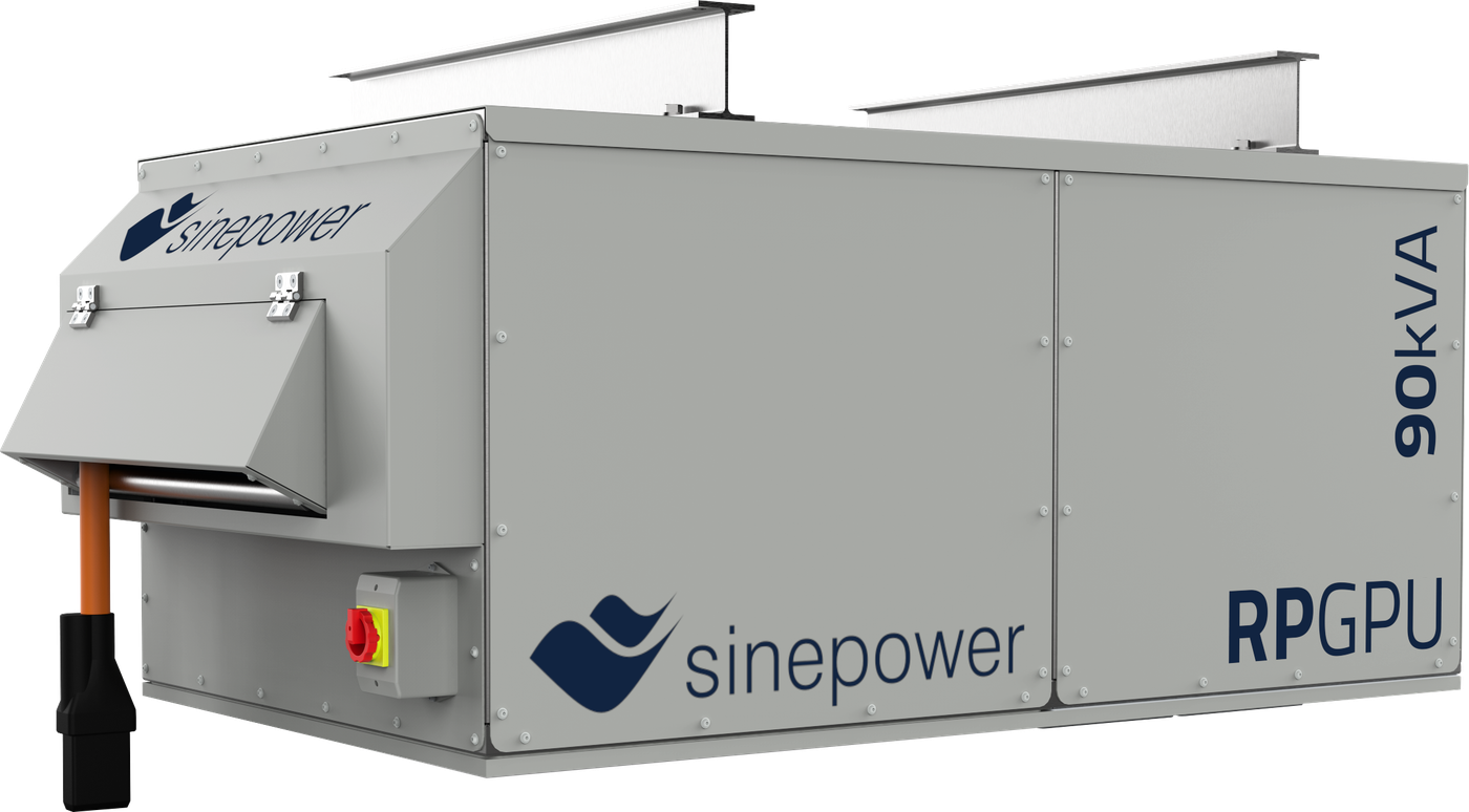 Sinepower RPGPU ramp solid state ground power unit